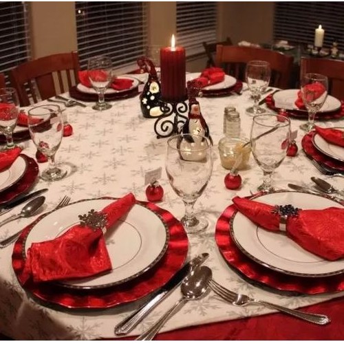 Décorations de table et de salle pour Noël