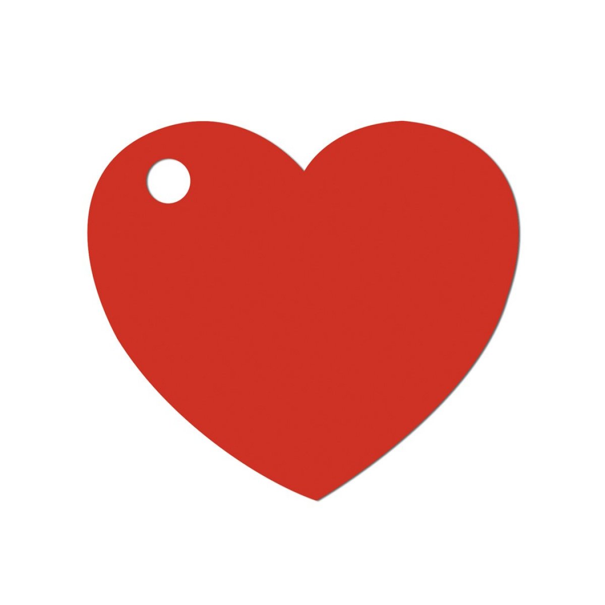 Etiquette marque place - Coeur rouge x 50 pièces