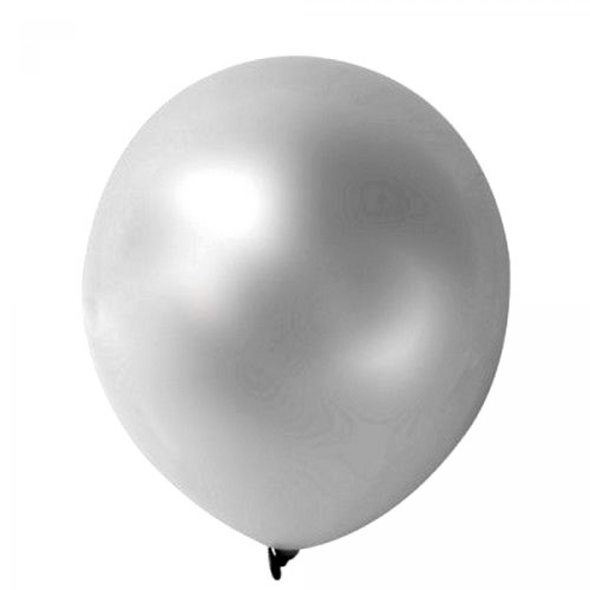 Ballons métallisés Argent - ø  25 cm - x 10 pièces