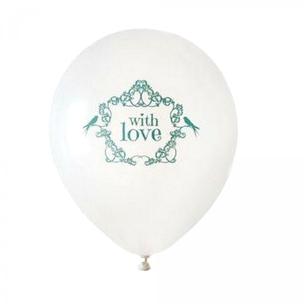 Ballons vintage ø 23 cm - with love  x 8 pièces