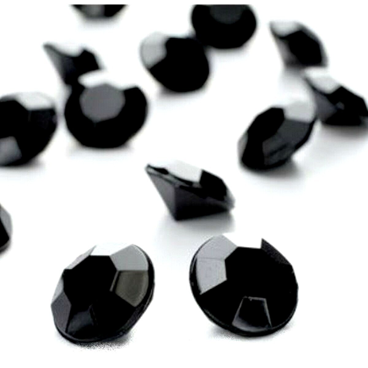 Diamants Décoratif confettis noir x 100 pièces