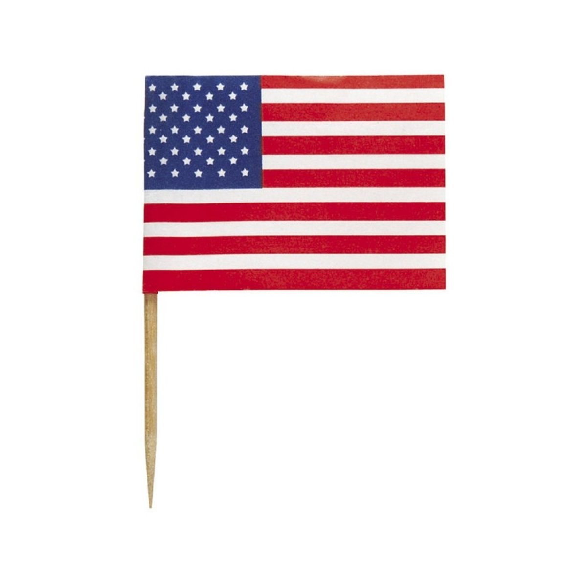 Pics cocktail mini drapeau USA x 144 pièces 