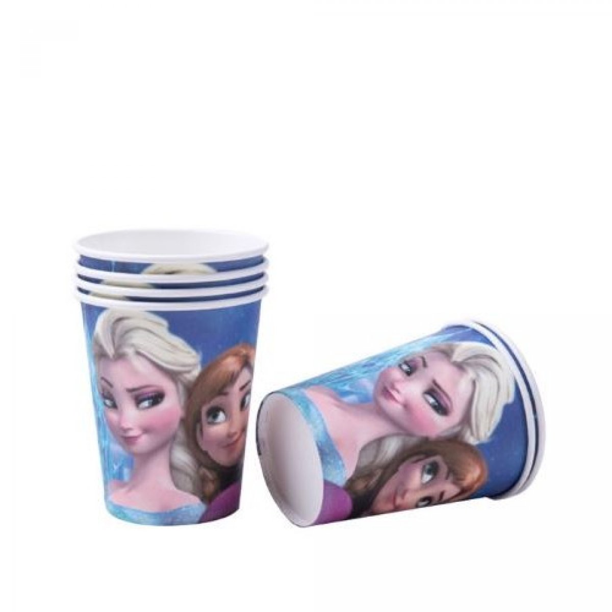 10 Gobelets en carton Elsa et Anna - 