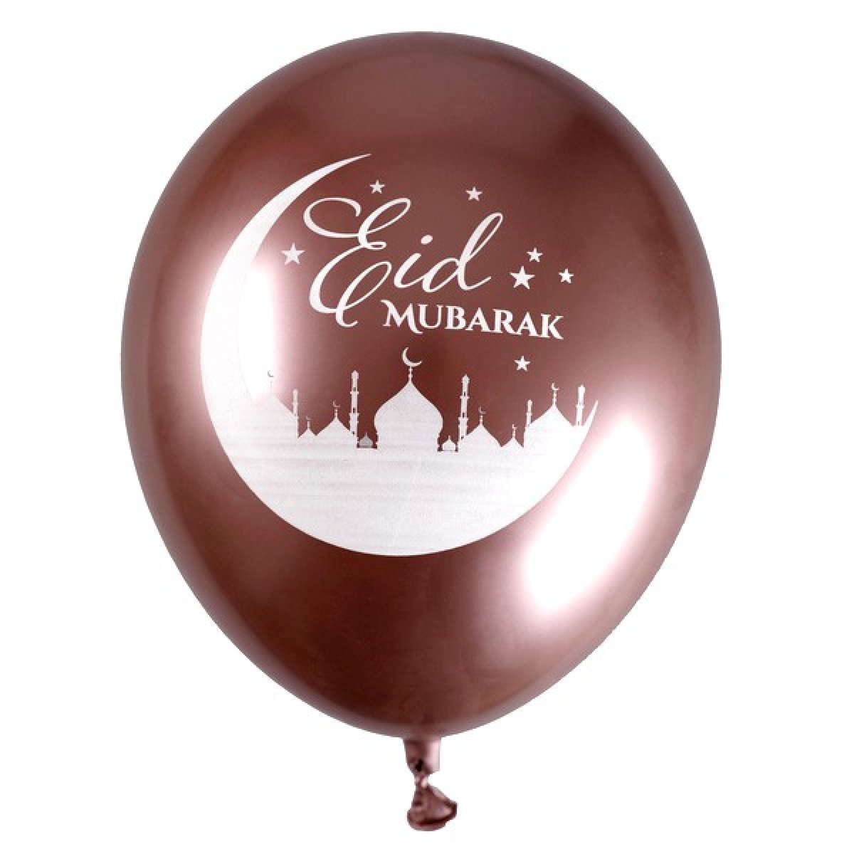 Ballon rose gold Eid Mubarak ø 30 cm 6 pièces