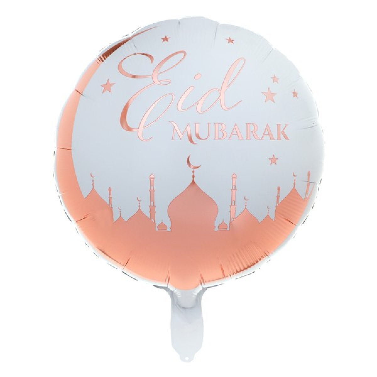 Ballon Alu Eid Mubarak rose gold ø 45 cm