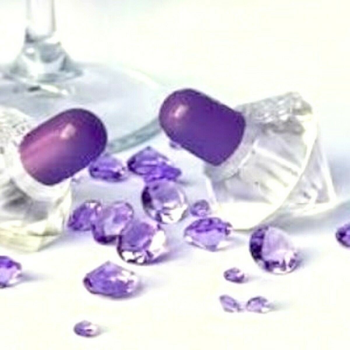 Bulle de savon diamant violet x 12