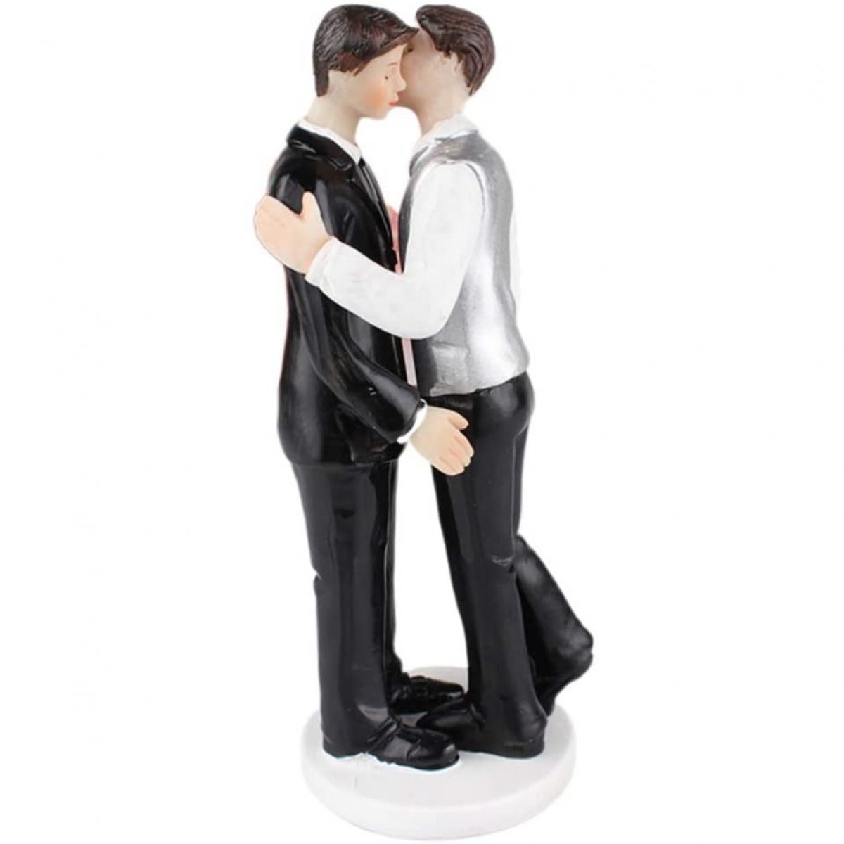 Figurine mariage couple hommes gay 15 cm
