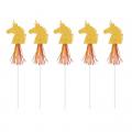 Baguettes magique x 6 pièces - Licorne or