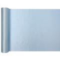 Chemin de table bleu ciel nacré 5m x 28 cm