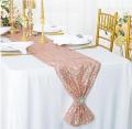 Chemin de table sequins rose gold 30 cm x 2,75 m