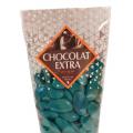 Dragées au chocolat 54 % cacao - Vert Emeraude - 250 Gr