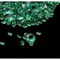 Confettis diamant de table vert emeraude 4,5 mm, 8 mm et 10 mm x 2100 pièces
