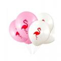 Ballons flamant rose fuchsia et rose clair - Lot de 5