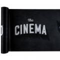 Chemin de table noir 5 m - Imprimé The Cinéma