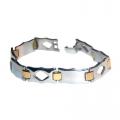 Bracelet acier 2ton dore argente homme ou femme