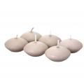 6 Bougies flottantes Taupe