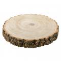 Rondin de bois naturel - centre de table - Diam 24-28cm 