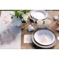 Assiettes mariage Just Married rose gold x10 pièces