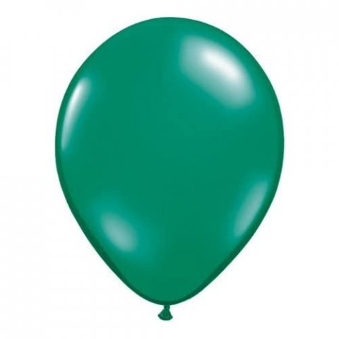 Ballons vert émeraude ø 25 cm x 10 pièces
