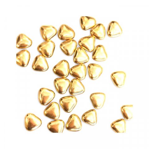 Dragées mini-coeur or - 150 Gr
