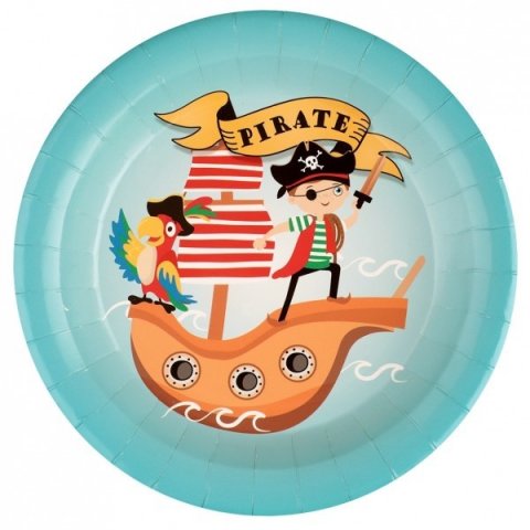 Assiette Pirate x 10 pièces