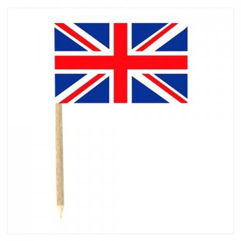 Pics cocktail mini drapeau Grande-Bretagne x 144 pièces 