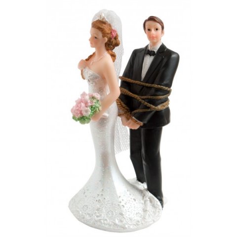 Figurine mariage - Couple de mariés - Tu n'es plus qu'a moi