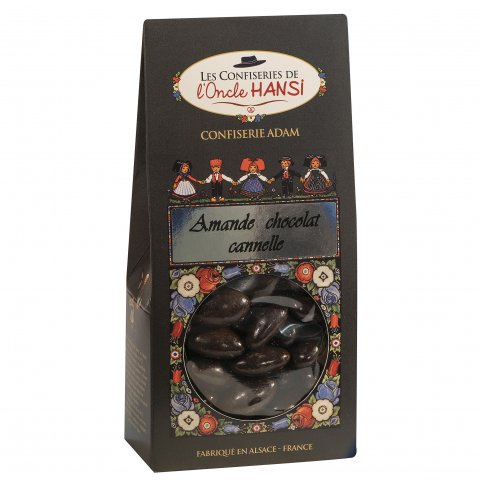 Dragées amande chocolat saveur cannelle 175 Gr