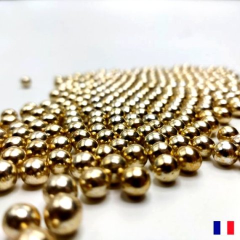 Dragées Assortiment De Perles Décoratives or 70 GR 