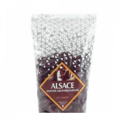 Dragées Alsace chocolat - 45% amande Méditerranéenne 