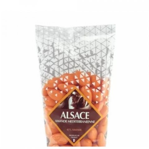 250 Gr Dragées Alsace orange - 45% amande Méditerranéenne
