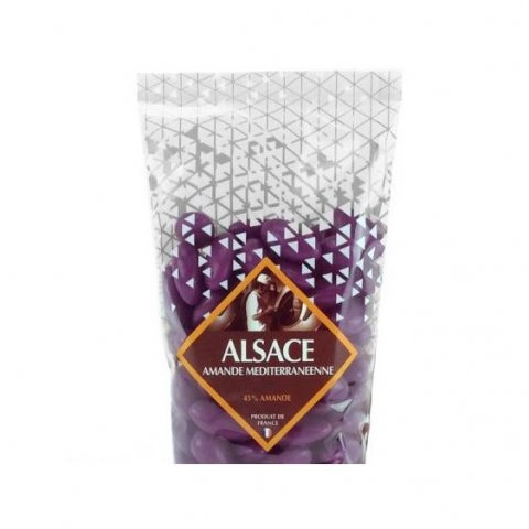 Dragées Alsace Violette Brillant - 45% Amande Méditerranéenne 