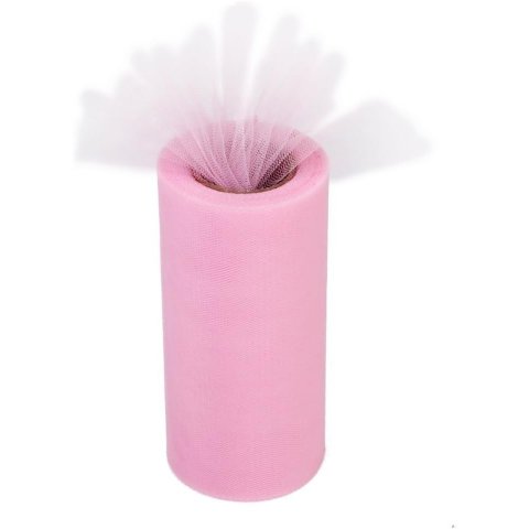 Bobine de Tulle rose 22 mètres x 15cm