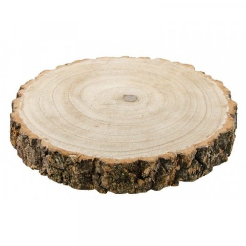 Rondin de bois naturel - centre de table - Diam 24-28cm 