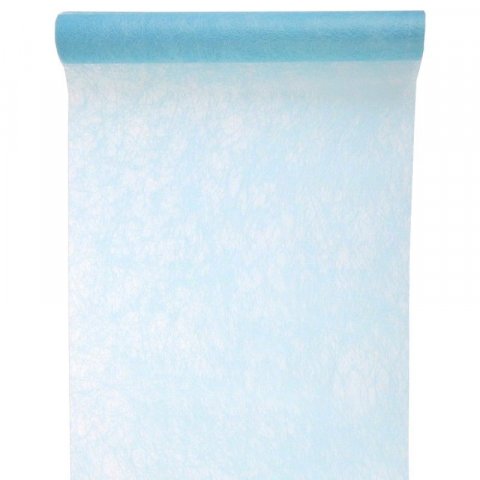 Chemin de table jetable bleu ciel 5 m x 30 cm 