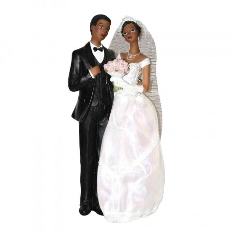 Grande figurine mariage de couleur 23cm