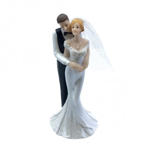 Figurine mariage romantique - 15,5 cm